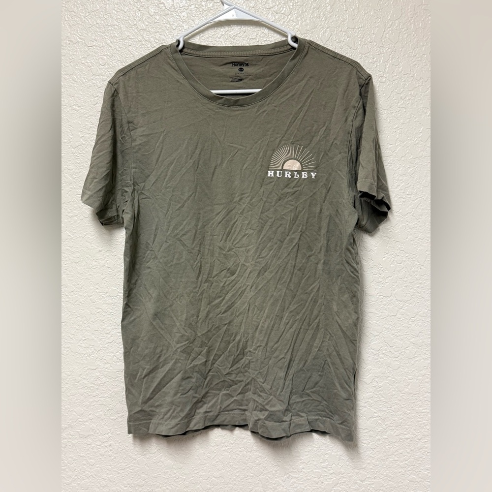 HURLEY Men's Green Sunburst Tee Size Medium - Picture 12 of 16